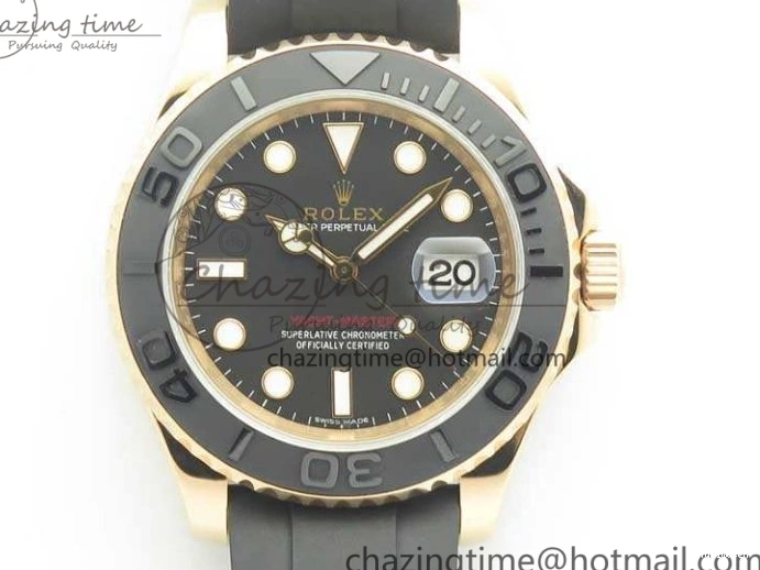 ARF Rubber Yacht-Master 116655 Ceramic 1:1 SH3135 On Edition Bezel Strap Oysterflex Best 0520